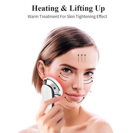 Очиститель, прибор по уходу за кожей лица CLEANSING REJUVENATION DEVICE Белый (KS-D01)