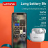 Наушники беспроводные TWS Lenovo XT90 Bluetooth 5.0 с микрофоном и зарядным футляром Оригинал black (TWS 7000)