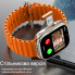 Смартфон-часы Smart Watch GS37 Ultra 4G Android 2.02 дюйма, 1 ГБ + 16 ГБ 4G нано-SIM передняя и задняя камера два ремешка 2024 Серебро (2178-02)