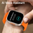 Смартфон-часы Smart Watch GS37 Ultra 4G Android 2.02 дюйма, 1 ГБ + 16 ГБ 4G нано-SIM передняя и задняя камера два ремешка 2024 Серебро (2178-02)