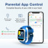 Смарт-часы детские Smart Watch KIDS 4G GPS сенсорный экран камера голосовой вызов 2024 Синие (2177-02)