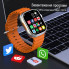Смартфон-часы Smart Watch GS37 Ultra 4G Android 2.02 дюйма, 1 ГБ + 16 ГБ 4G нано-SIM передняя и задняя камера два ремешка 2024 Серебро (2178-02)