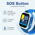 Смарт-часы детские Smart Watch KIDS 4G GPS сенсорный экран камера голосовой вызов 2024 Синие (2177-02)