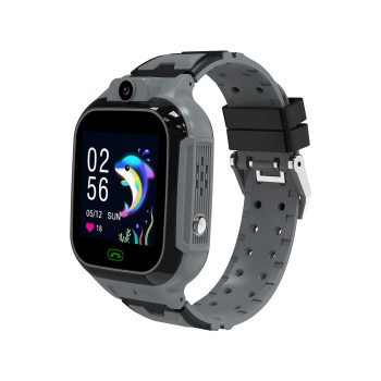 Смарт-часы детские Smart Watch KIDS 4G GPS сенсорный экран камера голосовой вызов 2024 Черные (2177-01)