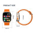 Смартфон-часы Smart Watch GS37 Ultra 4G Android 2.02 дюйма, 1 ГБ + 16 ГБ 4G нано-SIM передняя и задняя камера два ремешка 2024 Серебро (2178-02)